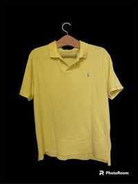 Tricou galben Polo Ralph Lauren