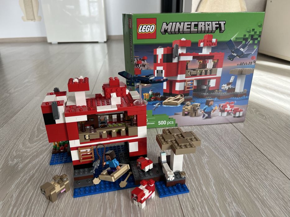 Lego Minecraft Casa Ciuperca Vaca