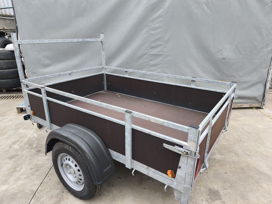 Remorcă nouă, nefolosită, 750 kg, 2m x 1.3m, import recent Olanda!