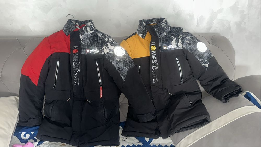 Зимняя куртка с комбенизоном