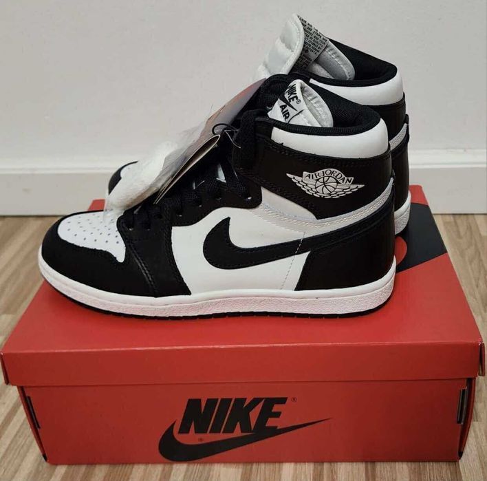 Ghete Jordan 1 Mid Black&White