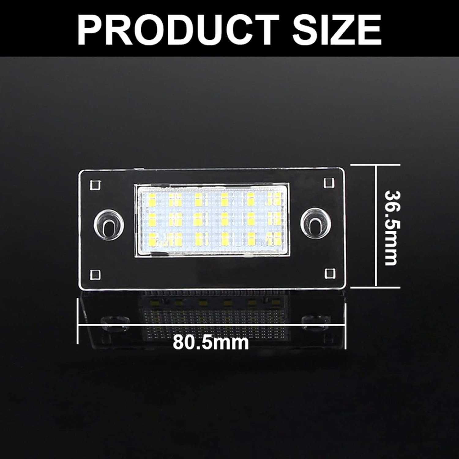LED плафони за заден регистрационен номер за AUDI A3 8L / A4 B5