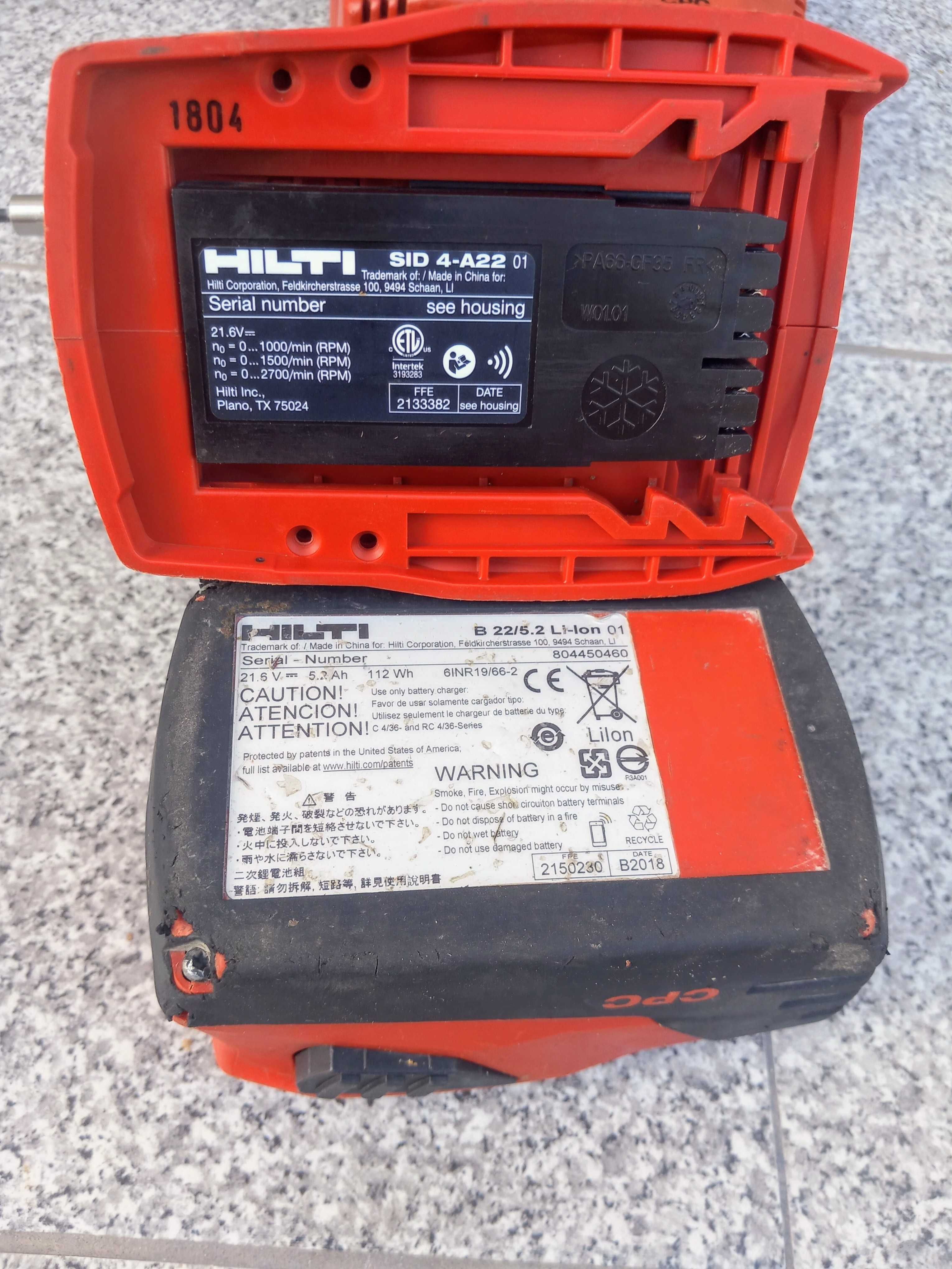 Hilti SID 4-A22 Винтоверт импактор