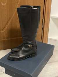 Tommy Hilfiger boots, ботуши естествена кожа, оригинални с кутия, No40