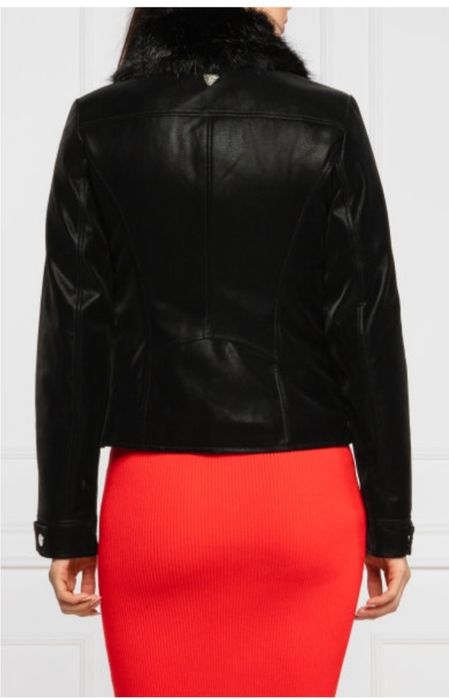 Кожено рокерско яке Guess