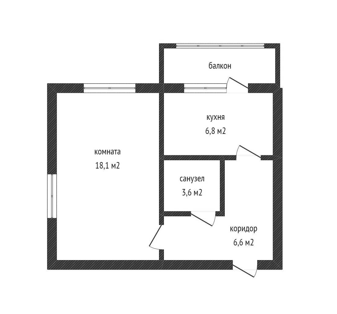 Продается 1-комнатная квартира в мкр Верхний Отырар, 5-этаж
