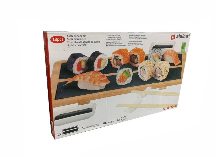 Сервировочный набор для суши из 13 предметов на 4 персоны