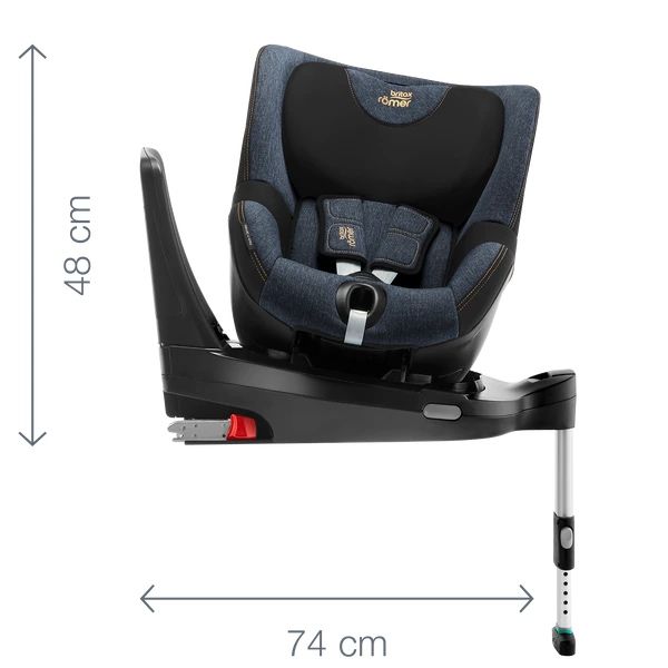Scaun auto i-SIZE Britax Romer DUALFIX, 40-105, rotativ, ISOFIX