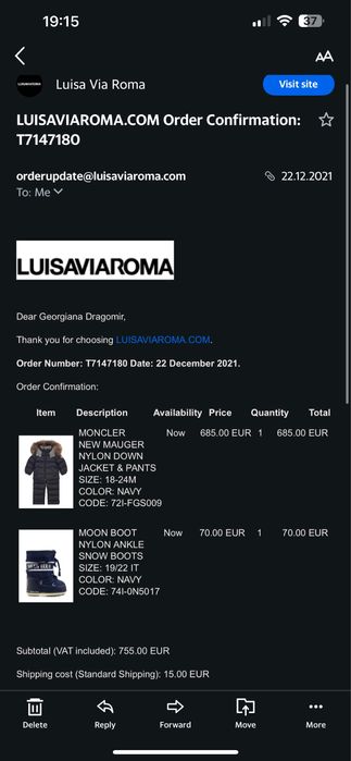 Set- compleu Moncler + MoonBoot