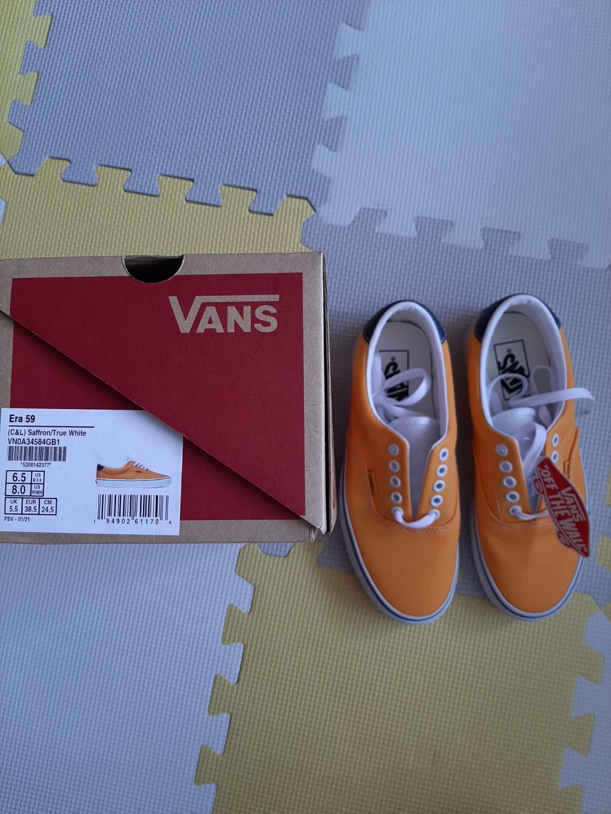 VANS Era 59, оранжеви, номер 38.5