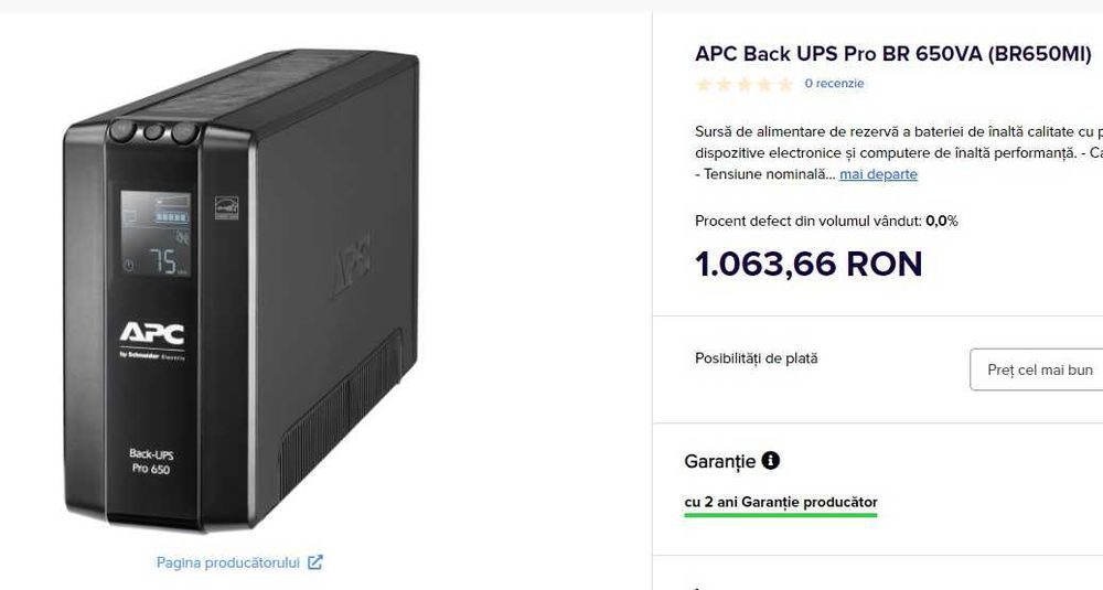 UPS 12V (cu invertor, avr), inclusiv pt centrale termice (pe lemne).