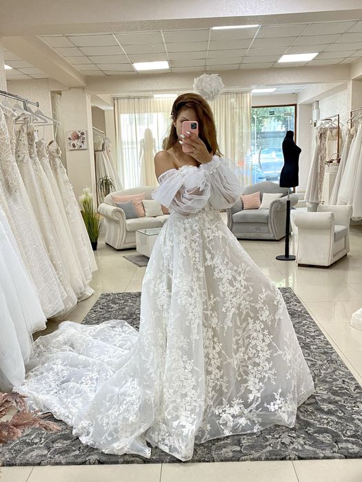 Булчинска рокля на разпродажба