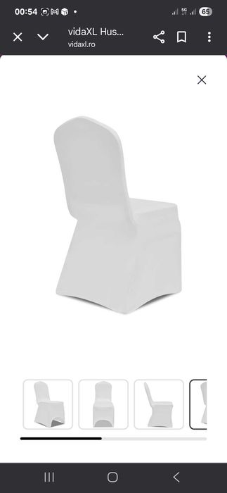 Huse scaune restaurant/albe