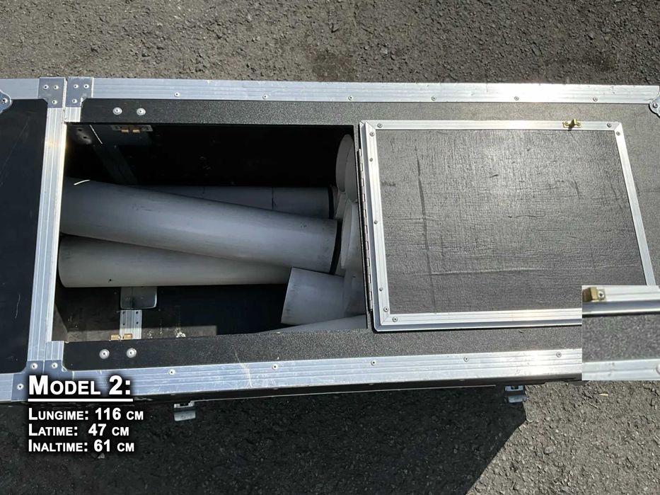 Flight case profesionale 4 buc la pret de lichidare