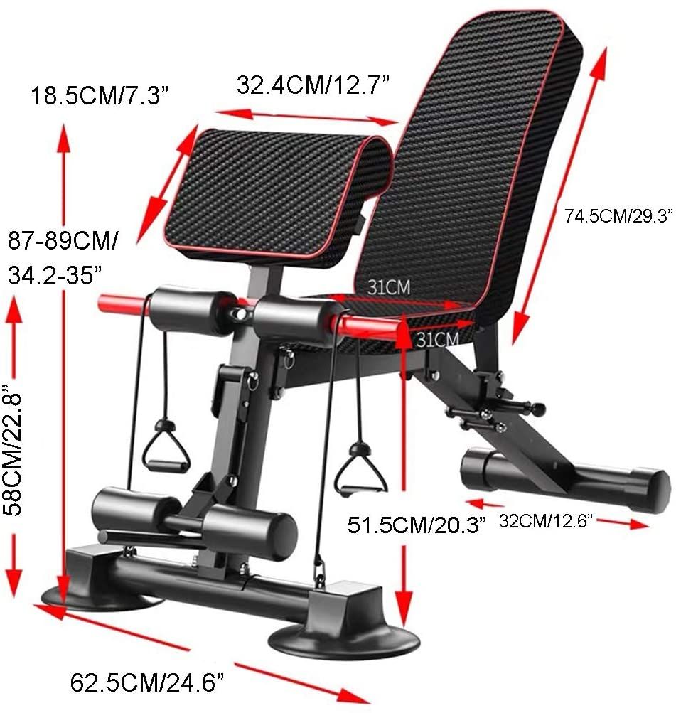 Set banca , Zoco Body Fit®, impreuna cu set gantere de 30 kg, Negru