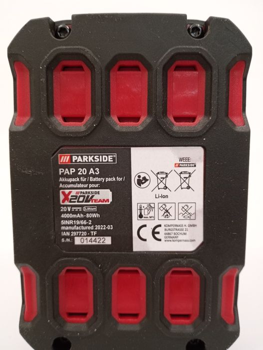 Acumulator 20v PAP20 A3 Parkside 130 lei