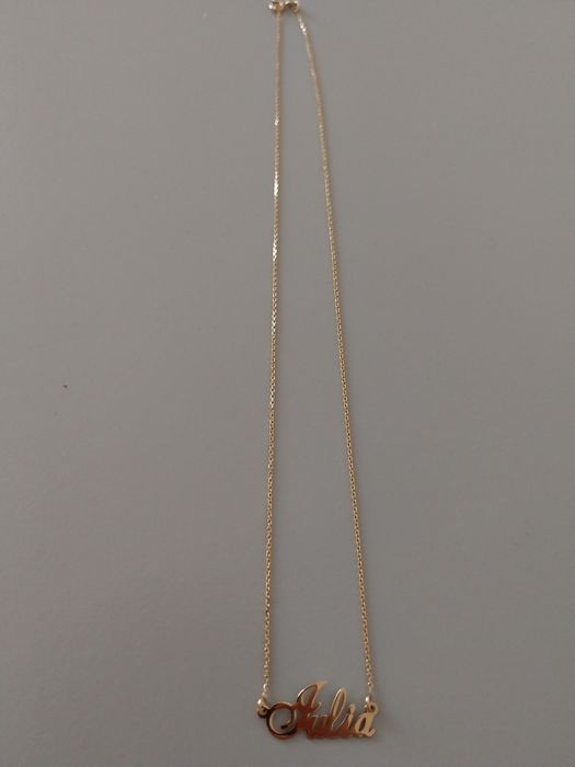 Lănțișor cu medalion aur 14 k