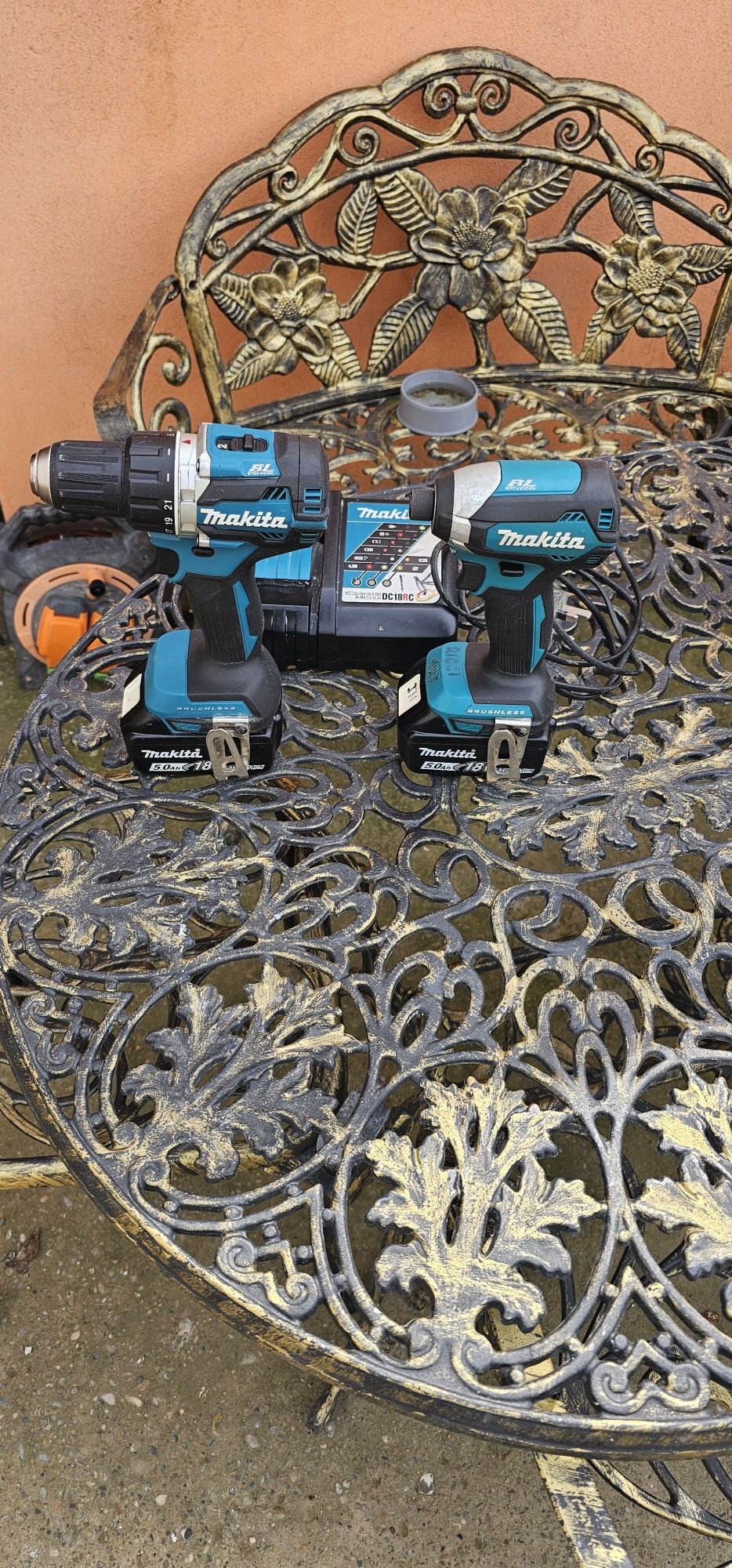 set filetante makita model brushless.