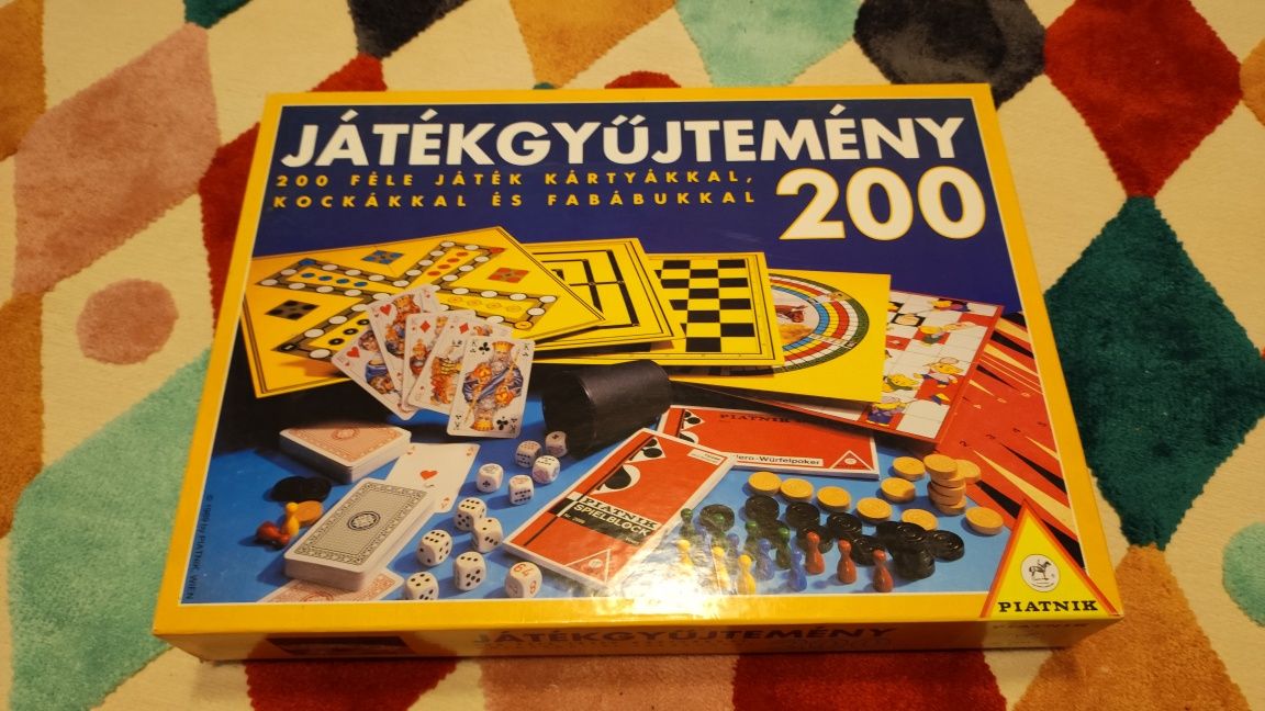 Boardgames Piatnik - set cu 200 de jocuri