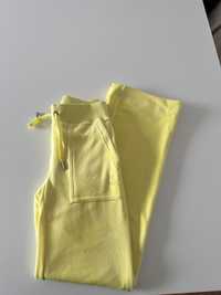Неоново жълт прав панталон Juicy Couture