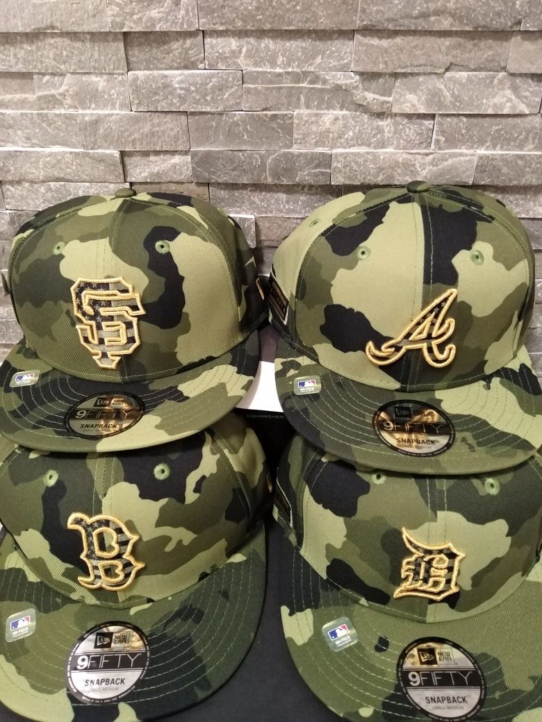 Sepci New Era Armed Forces MLB - Tigers, Giants, Braves, Red Sox S/M