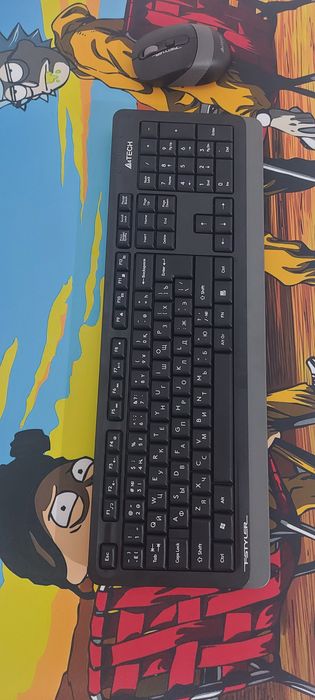 Продам клавиатуру и мышь A4Tech Fstyler