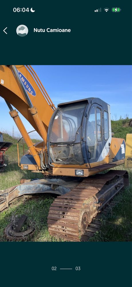 Samsung nlc 210 excavator senile piese