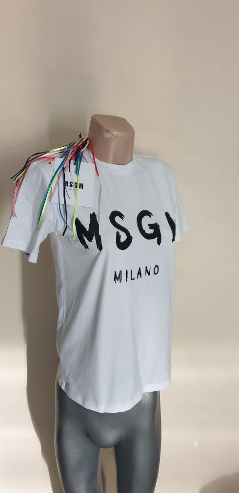MSGM Milano Cotton Womens Size S НОВО! ОРИГИНАЛ! Дамска Tениска!