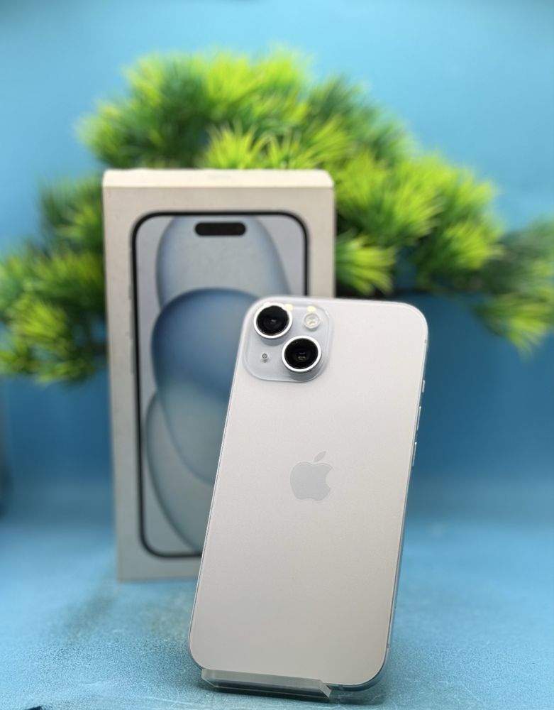 ОТЛИЧЕН!!! Apple iPhone 15, 128GB, 5G, Blue