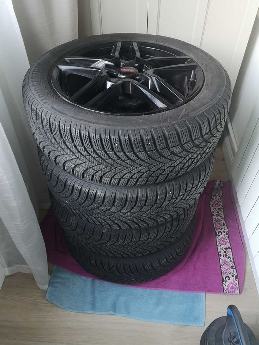 Vand jante Alutec 17" cu cauciucuri de iarna bridgestone blizzak