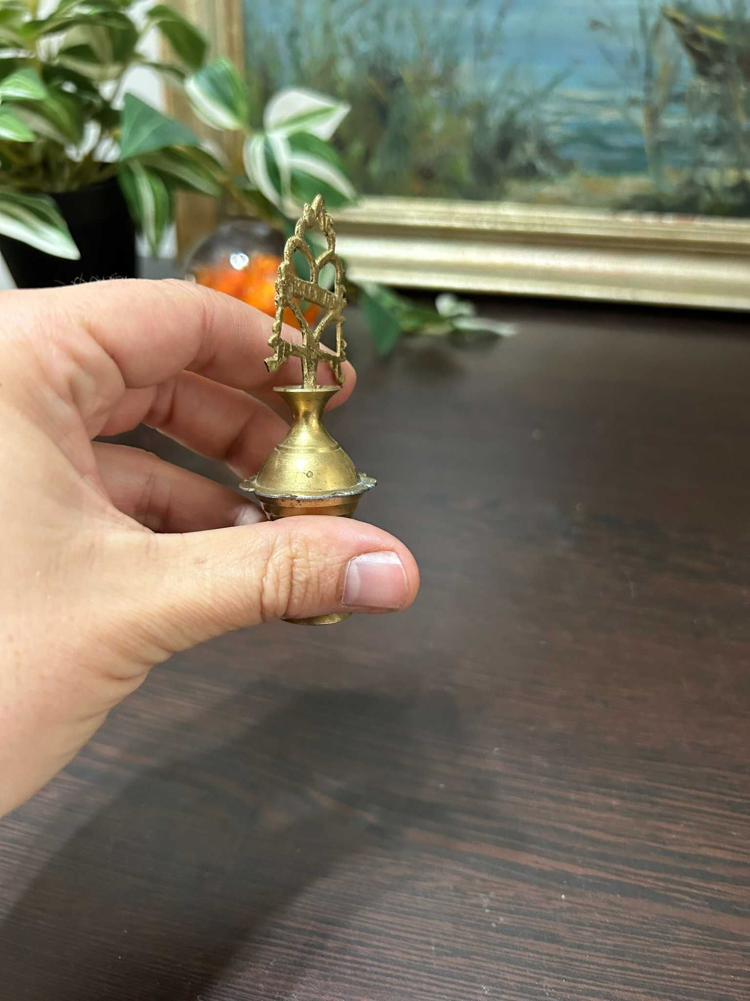 AP130 Obiect mic de bronz 9cm pentru diverse uleiuri esentiale