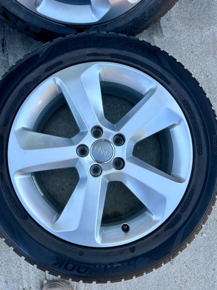 Jante Audi Q5/Q3/A4/A6 originale 235 50 18 Hankook 4S2 all season/mixt