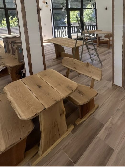 Продавам маси, пейки за заведения и дома от масив