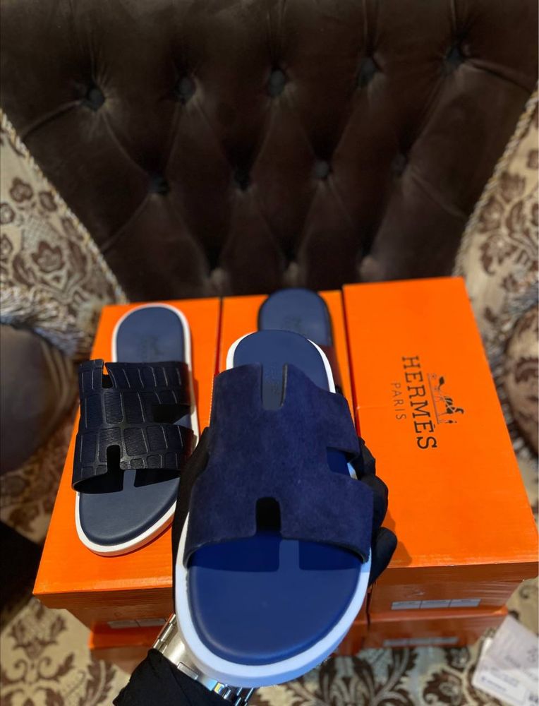 Hermes тапочка в наличии 40,41,42,43