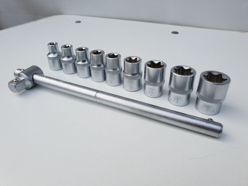 Set / Trusa tubulare E-uri 10 piese