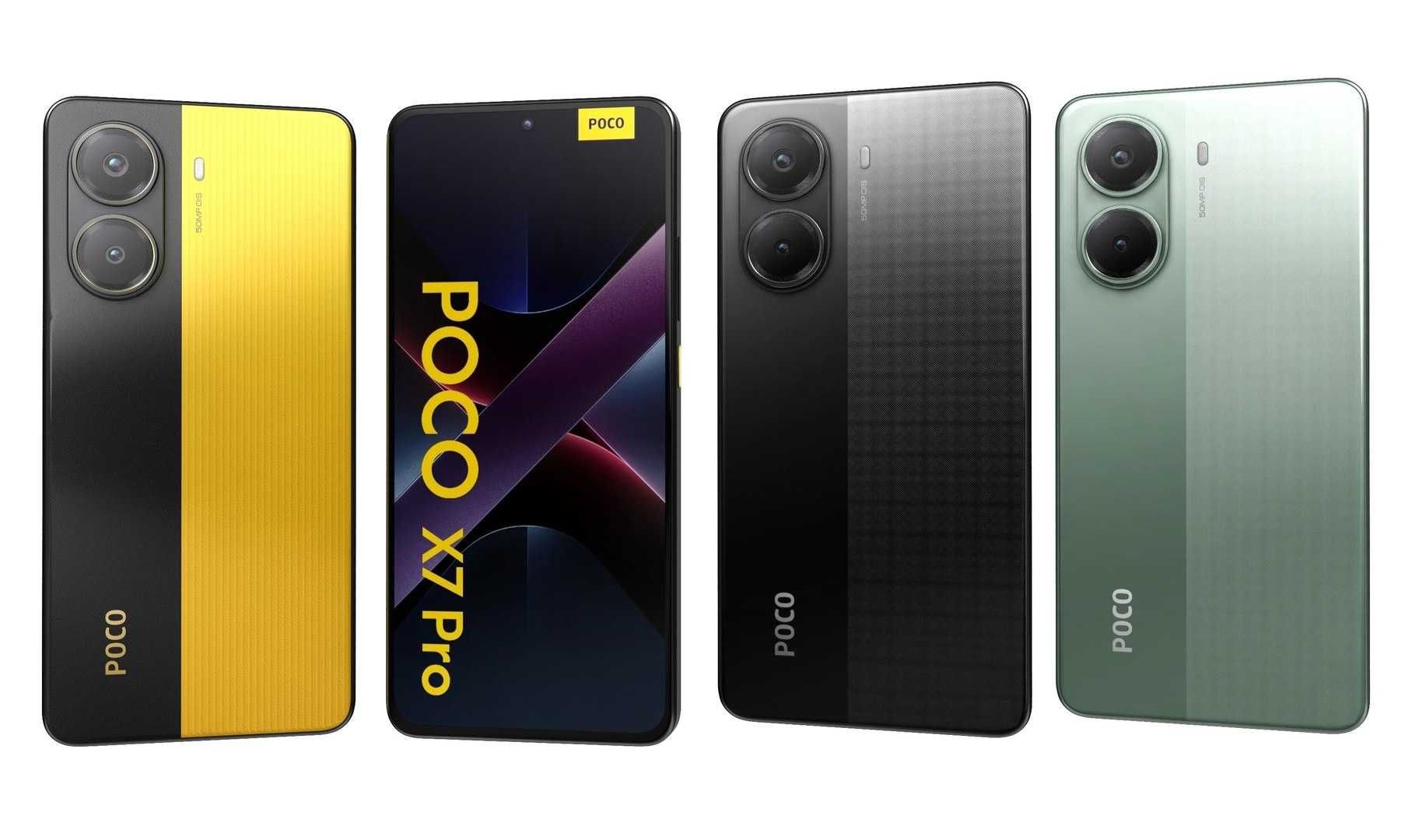 НОВ! Xiaomi Poco X7 Pro 5G 256GB 12RAM Black / Green / Yellow Гаранция