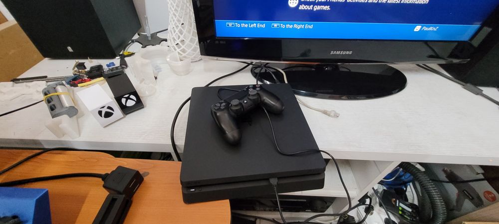 Playstation 4 slim impecabil cu joc GTA V   ps 4 ps 5