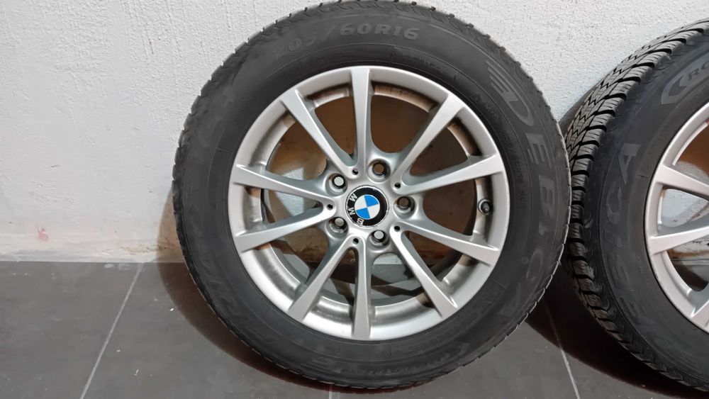 Оригинални джанти BMW 16 7JX16 H2 и зимни гуми 205/60/16 Debica France