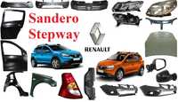 Кузовные детали, капот фара бампер решетка Renault Sandero Stepway