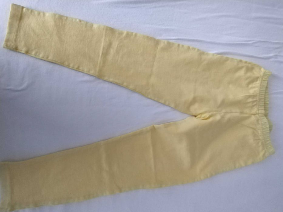 Colanti galbeni / gri Pet Tex 7-8 ani