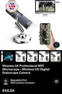 Ninuoon 4K Progesional WiFi Microscope NOU