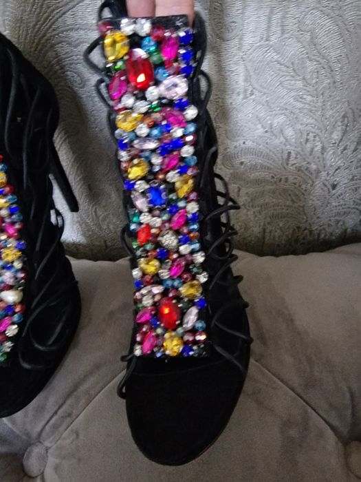 Sandale superbe Zanotti 38 piele