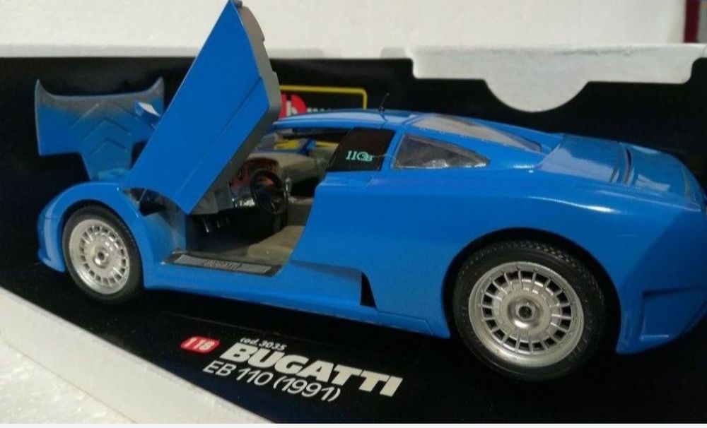 Bugatti EB110 (1991)
Scara 1:18
Bburago

Pozele reflectă realitatea. S