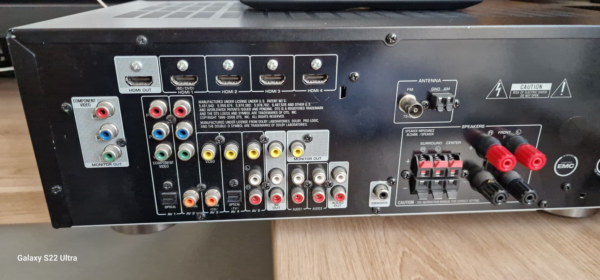 Av Receiver 5.1 YAMAHA rx-v367 cu Hdmi și telecomanda