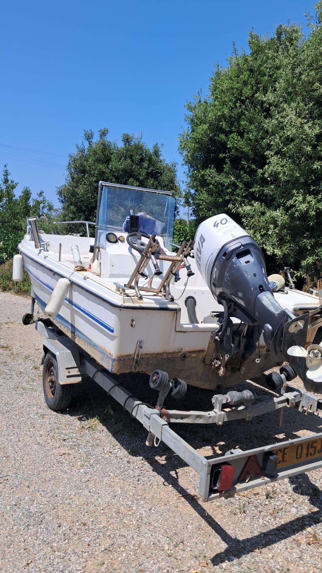 barcă Bollicine din fibră