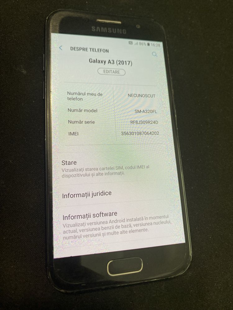 Samsung Galaxy A3 2017 Dual Sim 16Gb ID-XXL2082