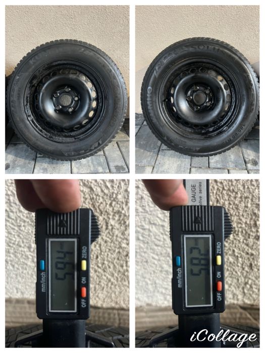 Jante tabla Skoda-Golf cu cauciucuri iarnă 195/65/R15 3 perechi