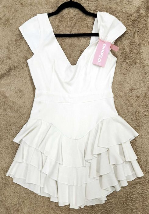 Rochie alba scurta (15)