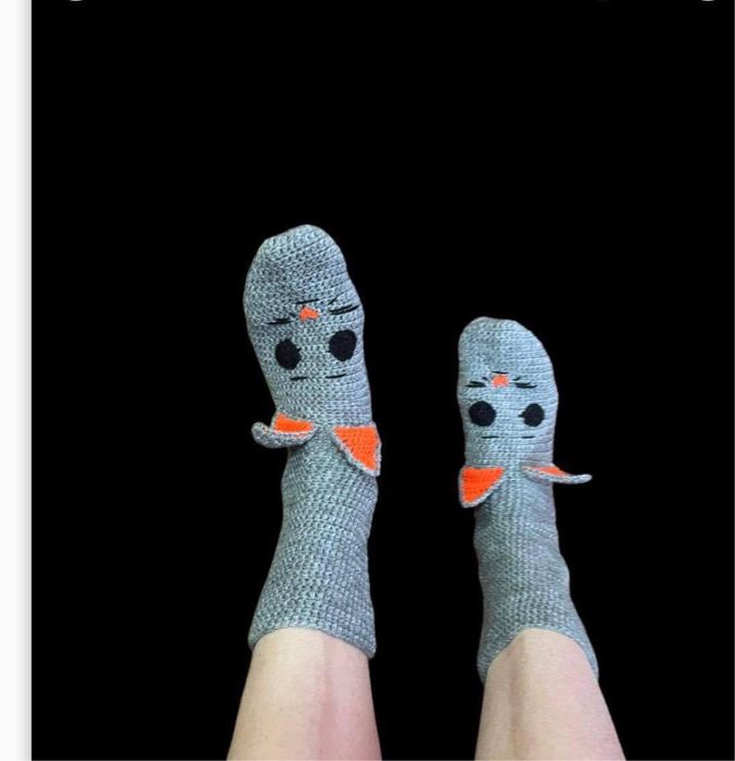 Различни модели плетени чорапи