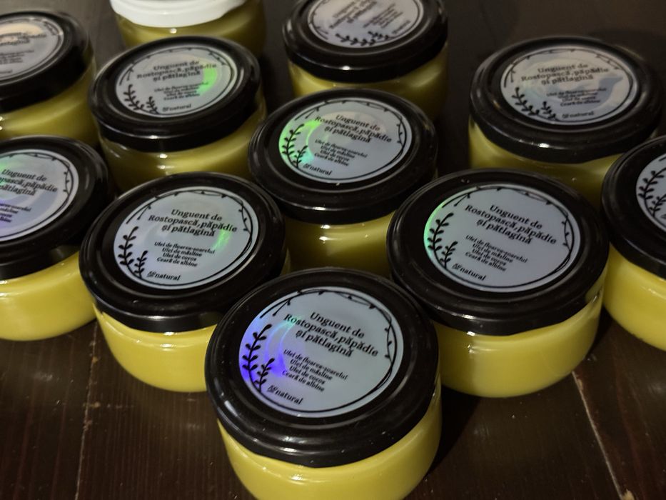 Unguent de rostopasca, papadie si patlagina